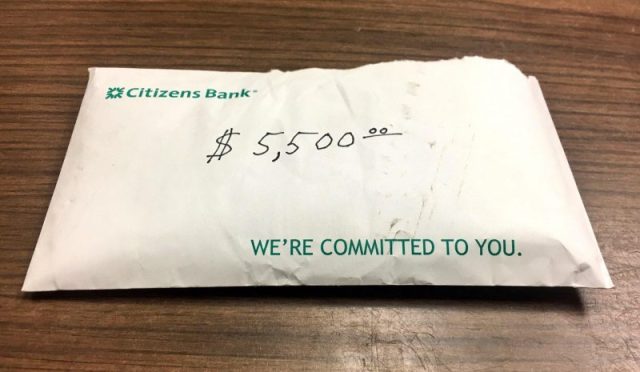 Woman Hands Police Citizens Bank envelope — Now They're Looking For Her