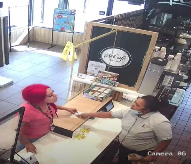 unnamed Indianapolis McDonald's customer