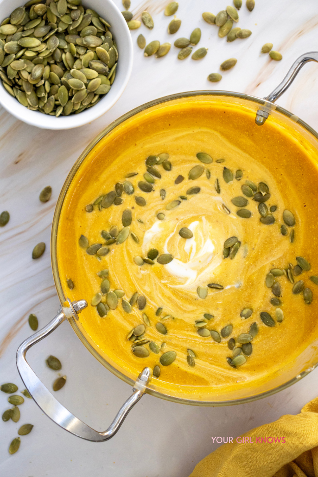 Creamy Pumpkin Soup That Tastes Like Something You’d Order at a Cozy Café Creamy Pumpkin Soup That Tastes Like Something You’d Order at a Cozy Café