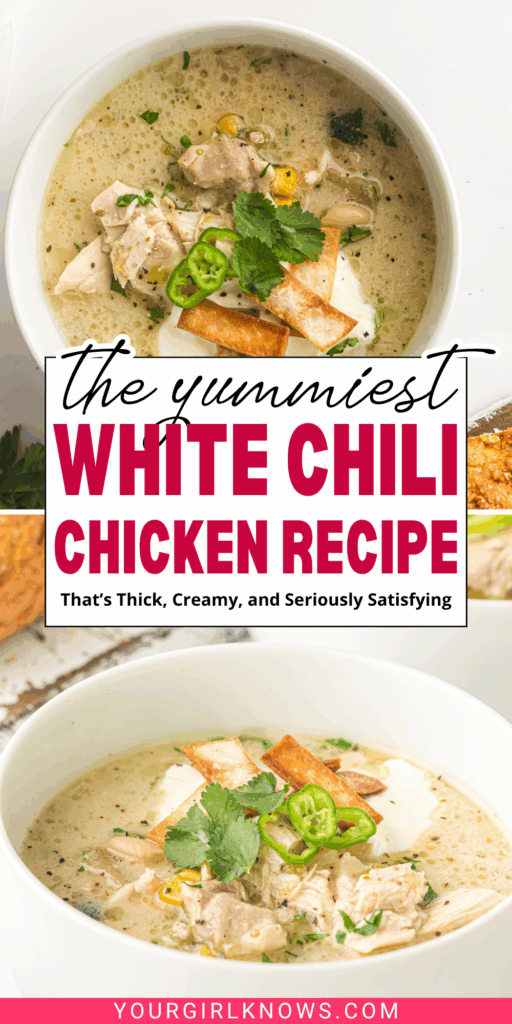 Slow Cooker White Chicken Chili That’s Creamy, Cozy, and Loaded With Flavor