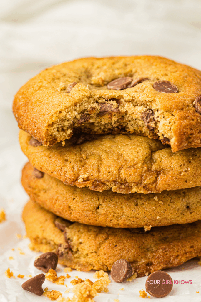 Soft & Chewy Sourdough Chocolate Chip Cookies Using Sourdough Discard