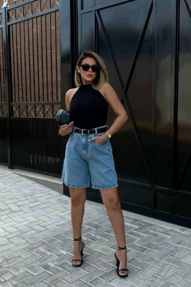 26 Jorts Outfits That Feel Effortless, Casual, and Just the Right Amount of Cool