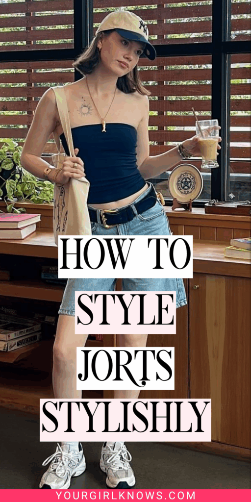 26 Jorts Outfits That Feel Effortless, Casual, and Just the Right Amount of Cool