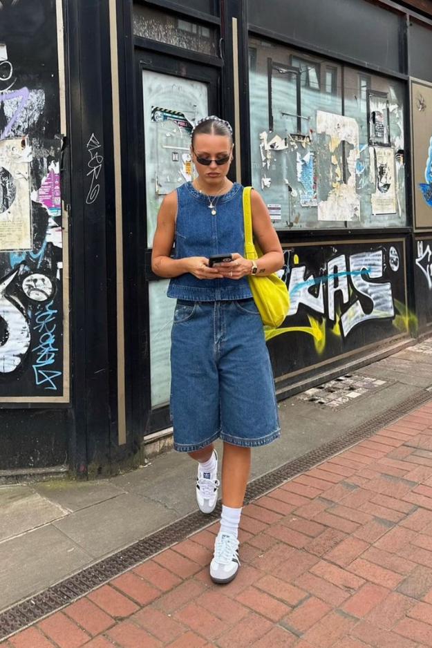 26 Jorts Outfits That Feel Effortless, Casual, and Just the Right Amount of Cool