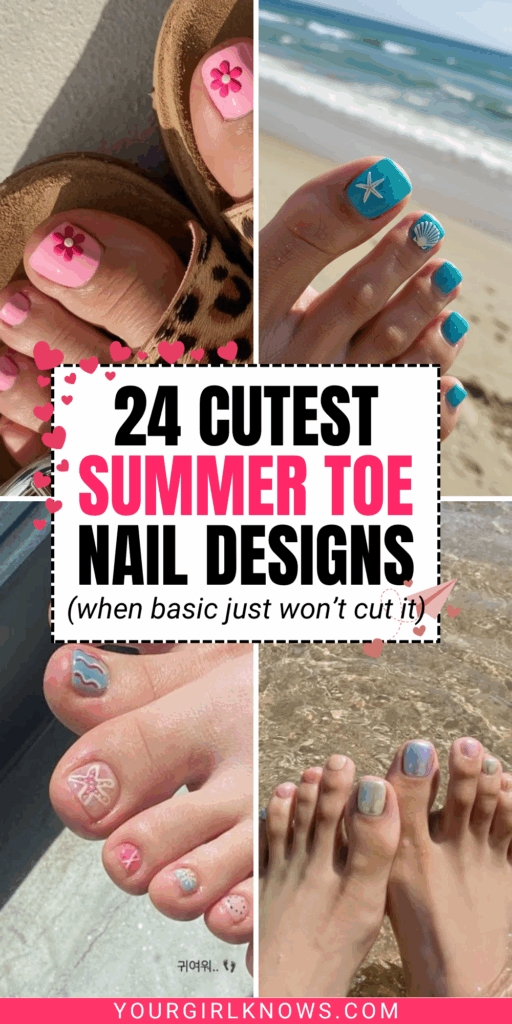 24 Cute Summer Toe Nails That Look Perfect in Sandals and Beach Photos 24 Cute Summer Toe Nails That Look Perfect in Sandals and Beach Photos