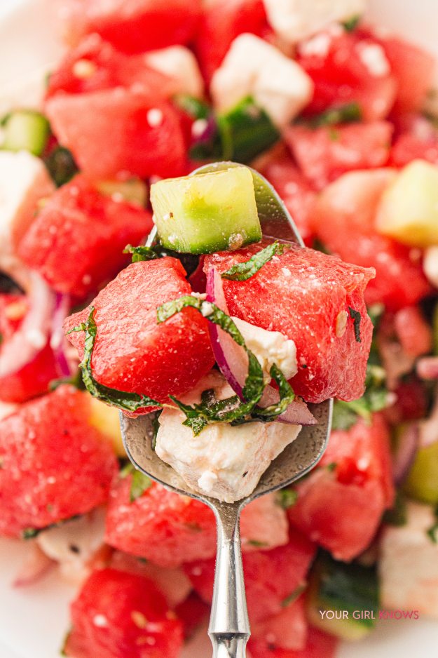 This Viral Watermelon Feta Salad Is Taking Over Summer