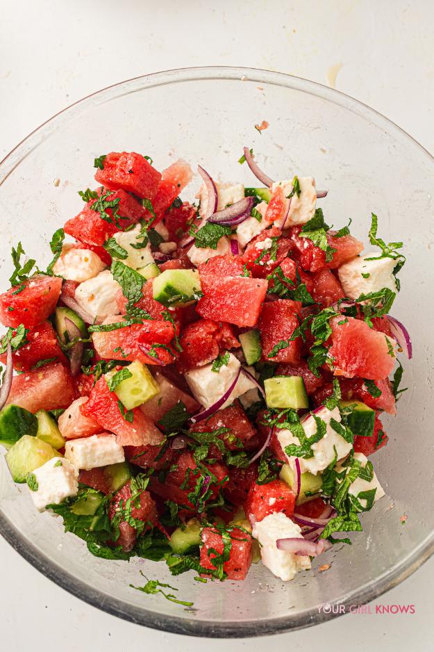This Viral Watermelon Feta Salad Is Taking Over Summer