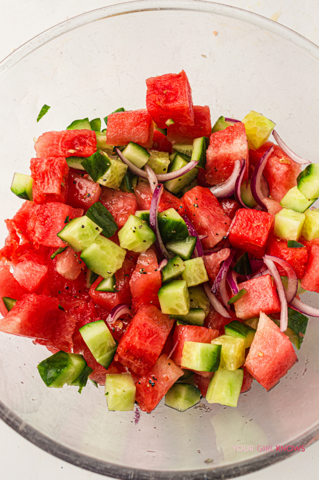 This Viral Watermelon Feta Salad Is Taking Over Summer