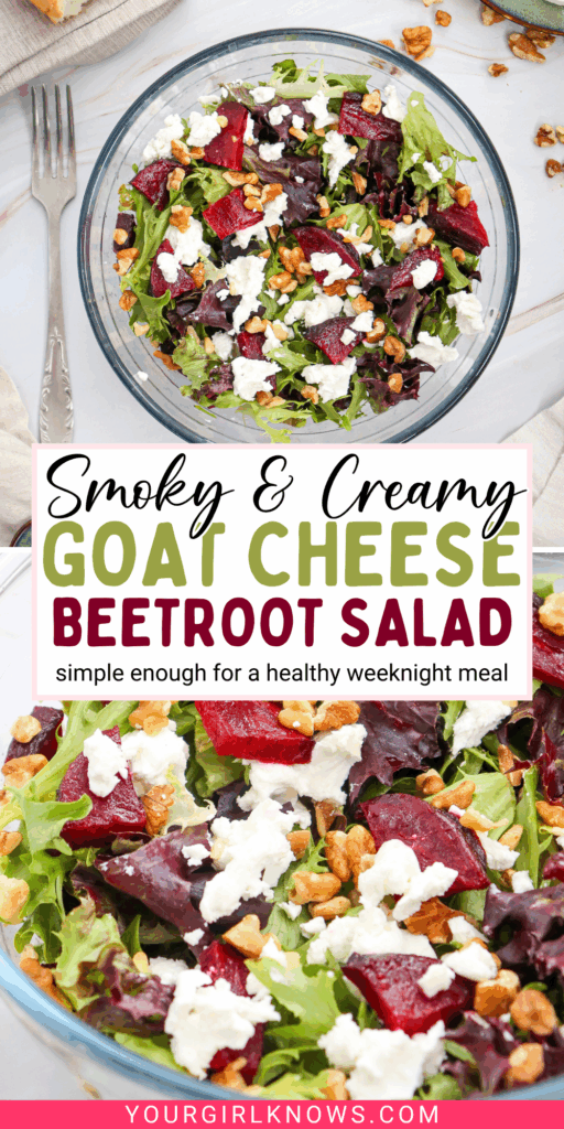Grilled Beetroot Goat Cheese Salad That Feels Fancy but Is Shockingly Easy