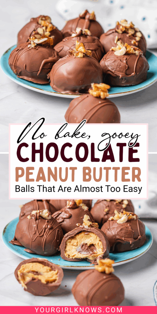 No-Bake Chocolate Peanut Butter Balls That Melt in Your Mouth (Only 5 Ingredients!) No-Bake Chocolate Peanut Butter Balls That Melt in Your Mouth (Only 5 Ingredients!)