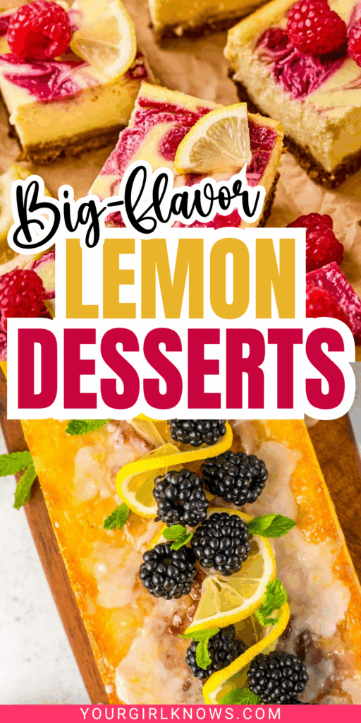 25 Zesty Lemon Dessert Recipes Perfect for Spring, Summer, and Cravings