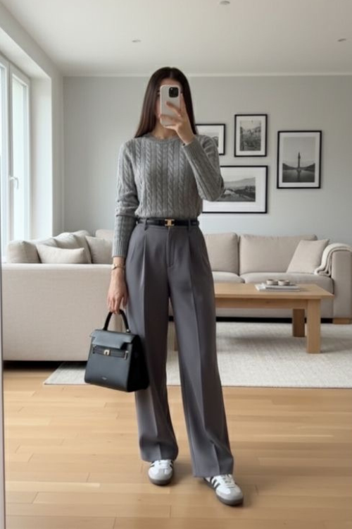 15 Chic Grey Pants Outfits That Prove Neutrals Are the New Power Move 15 Chic Grey Pants Outfits That Prove Neutrals Are the New Power Move