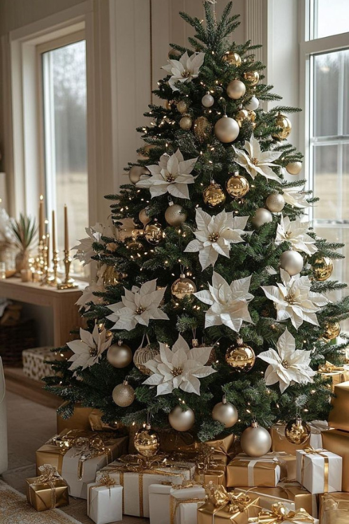 The 12 White Christmas Trees That Turn Your Home Into a Snowy Fairytale The 12 White Christmas Trees That Turn Your Home Into a Snowy Fairytale