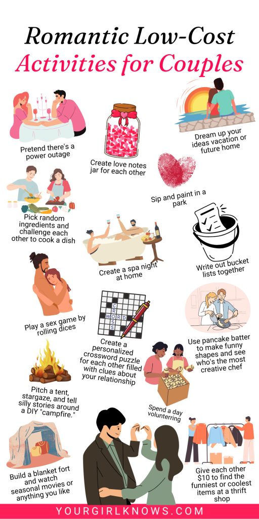 14 Romantic Low Cost Activities for Couples To Fall In Love Without Falling Broke 14 Romantic Low Cost Activities for Couples To Fall In Love Without Falling Broke
