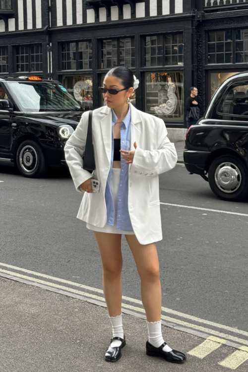 26 Boss-Girl Approved White Blazer Outfits That Instantly Look Expensive