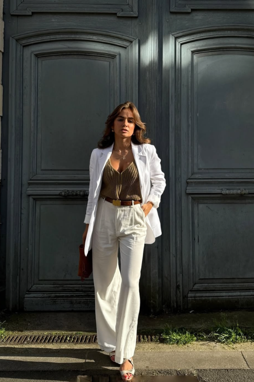 26 Boss-Girl Approved White Blazer Outfits That Instantly Look Expensive