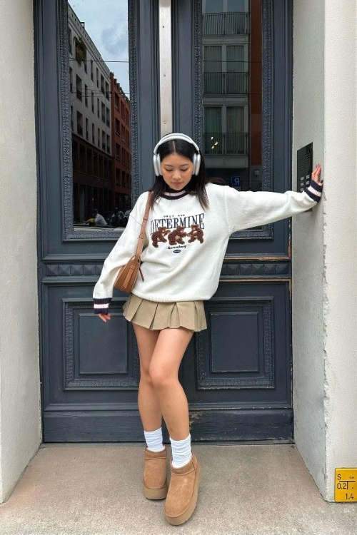 15 Hoodie and Skirt Outfits So Cute You’ll Want to Live in Them