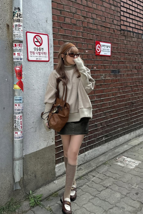 15 Hoodie and Skirt Outfits So Cute You’ll Want to Live in Them