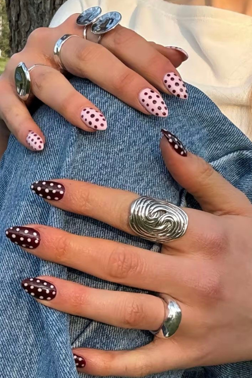 33 Polka Dot Nails That Make You Forget About French Tips