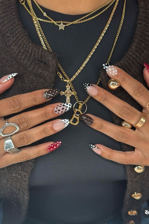 33 Polka Dot Nails That Make You Forget About French Tips