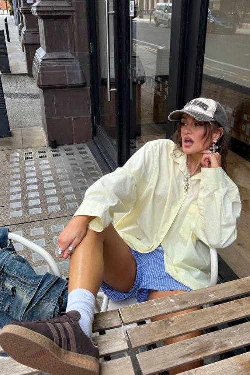 31 Cute Boxer Shorts Outfits Every Cool Girl Is Pinning Right Now