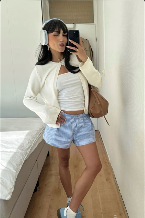 31 Cute Boxer Shorts Outfits Every Cool Girl Is Pinning Right Now