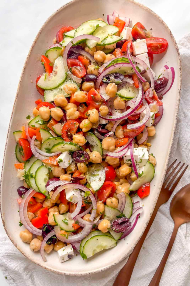 24 Mediterranean Salads Packed With Bright Flavors, Crisp Veggies, and Zero Sad Bites 24 Mediterranean Salads Packed With Bright Flavors, Crisp Veggies, and Zero Sad Bites