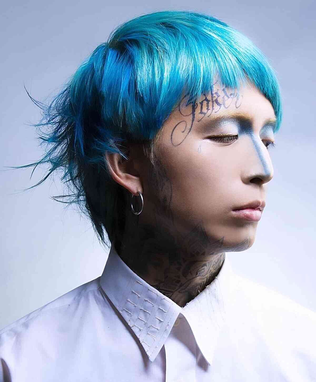 Blended Turquoise and Blue Color for Men