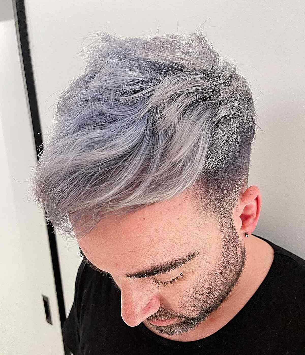 Silver Hipster Hair Color
