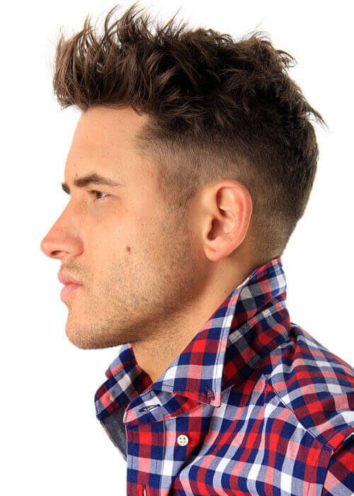 Men's Dark Warm Brown Hair