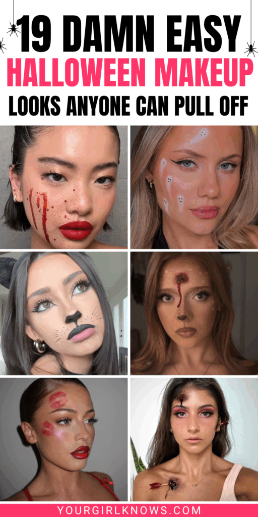 19 Damn Easy Halloween Makeup Ideas for People Who Forgot to Plan a Costume