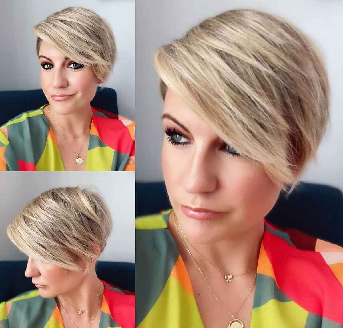 29 Short Hair Ideas with Side Bangs That Look Instantly Stylish Side Bangs for Short, Thick Hair
