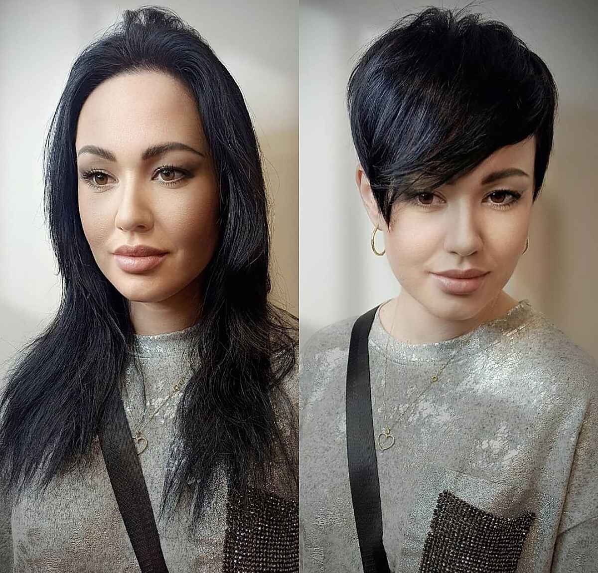 29 Short Hair Ideas with Side Bangs That Look Instantly Stylish Side Bangs on Very Short Hair