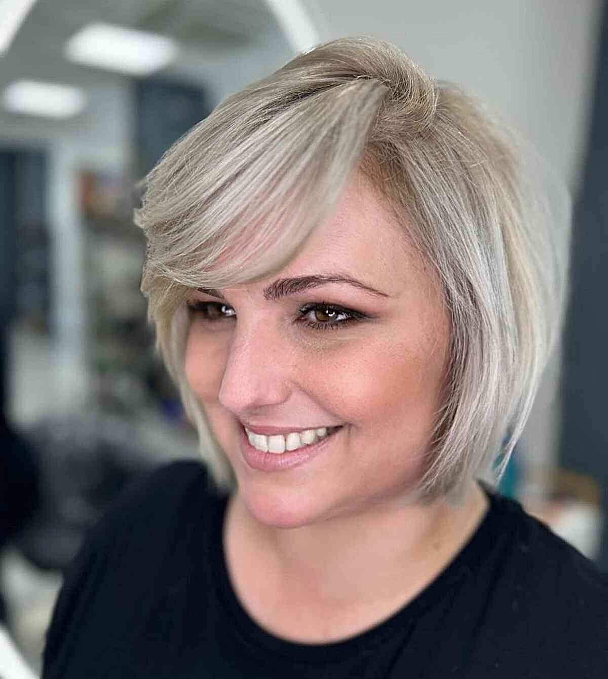 29 Short Hair Ideas with Side Bangs That Look Instantly Stylish Short Hair with Bangs to the Side