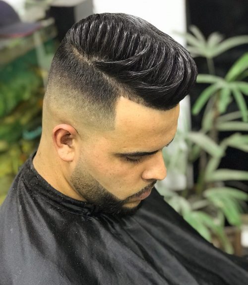 Comb Over with Skin Low Fade