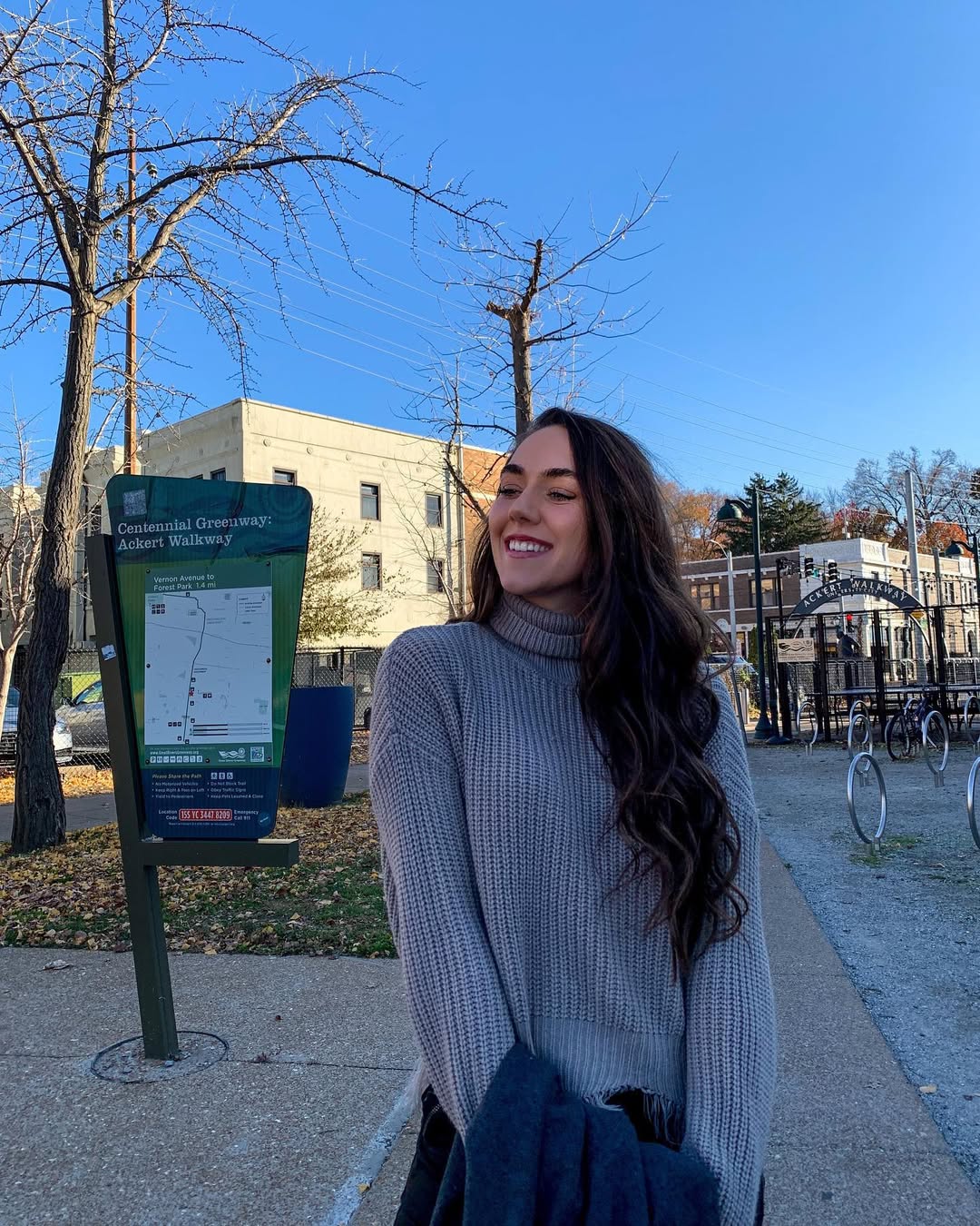 Cozy Grey Turtleneck Sweater With Black Jeans