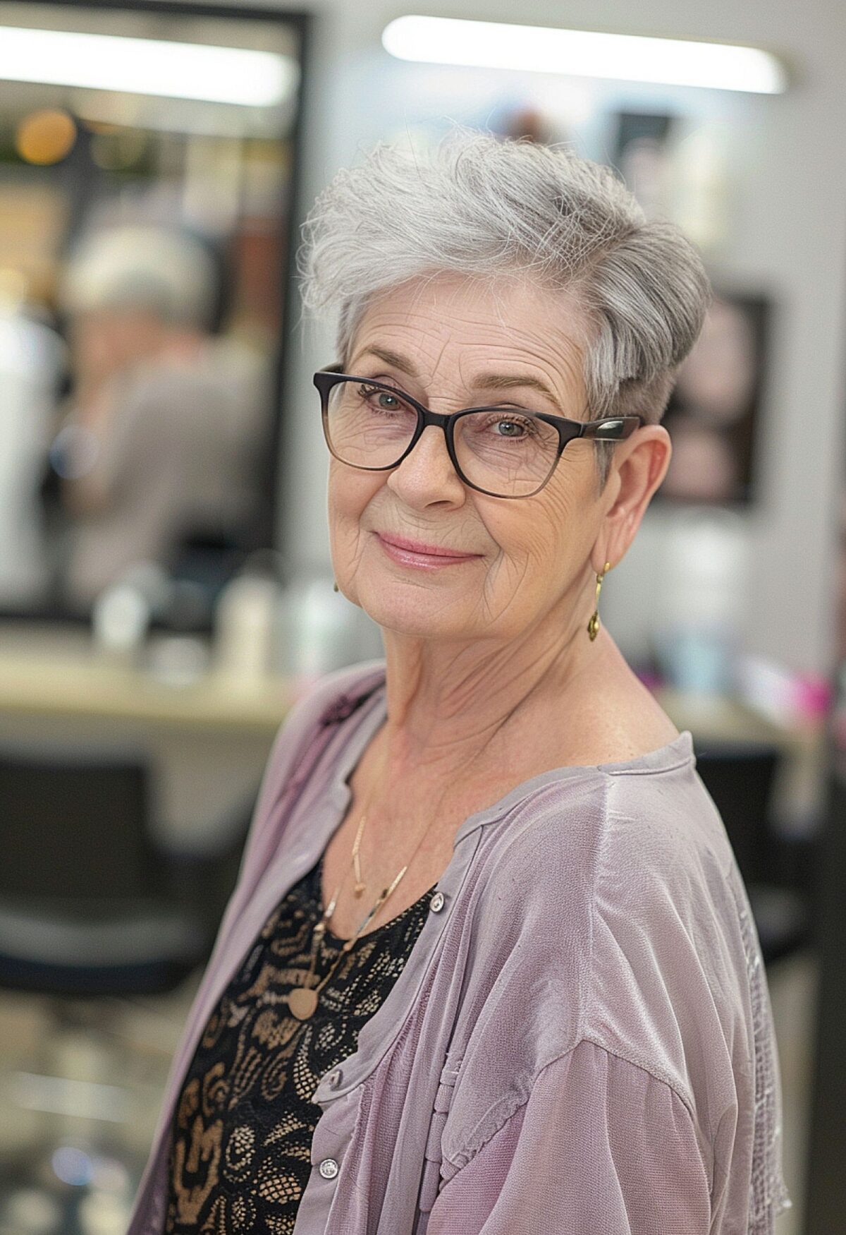 Youthful Looking Pixie for Women Over 70