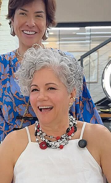 Textured Short Curly Cut for Mature Women