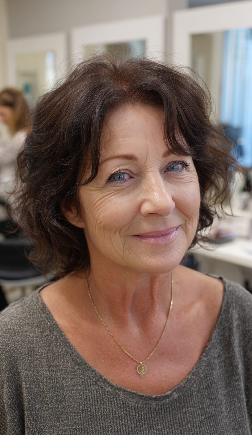 Effortlessly Chic Shag Bob with Soft Waves