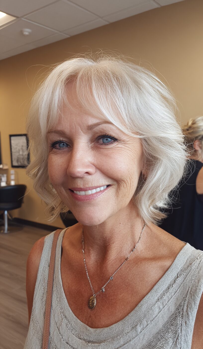 Modern Soft Shag Bob with Gentle Waves