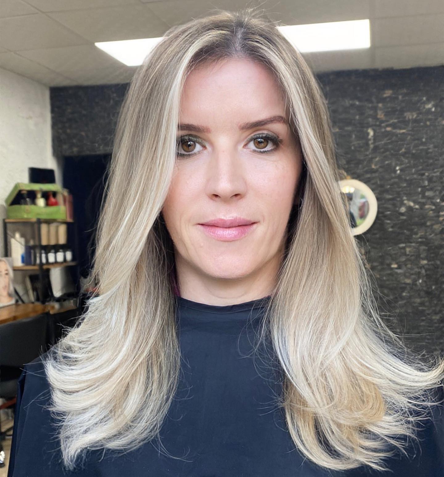 Beachy Blonde Layers With Subtle Face Framing