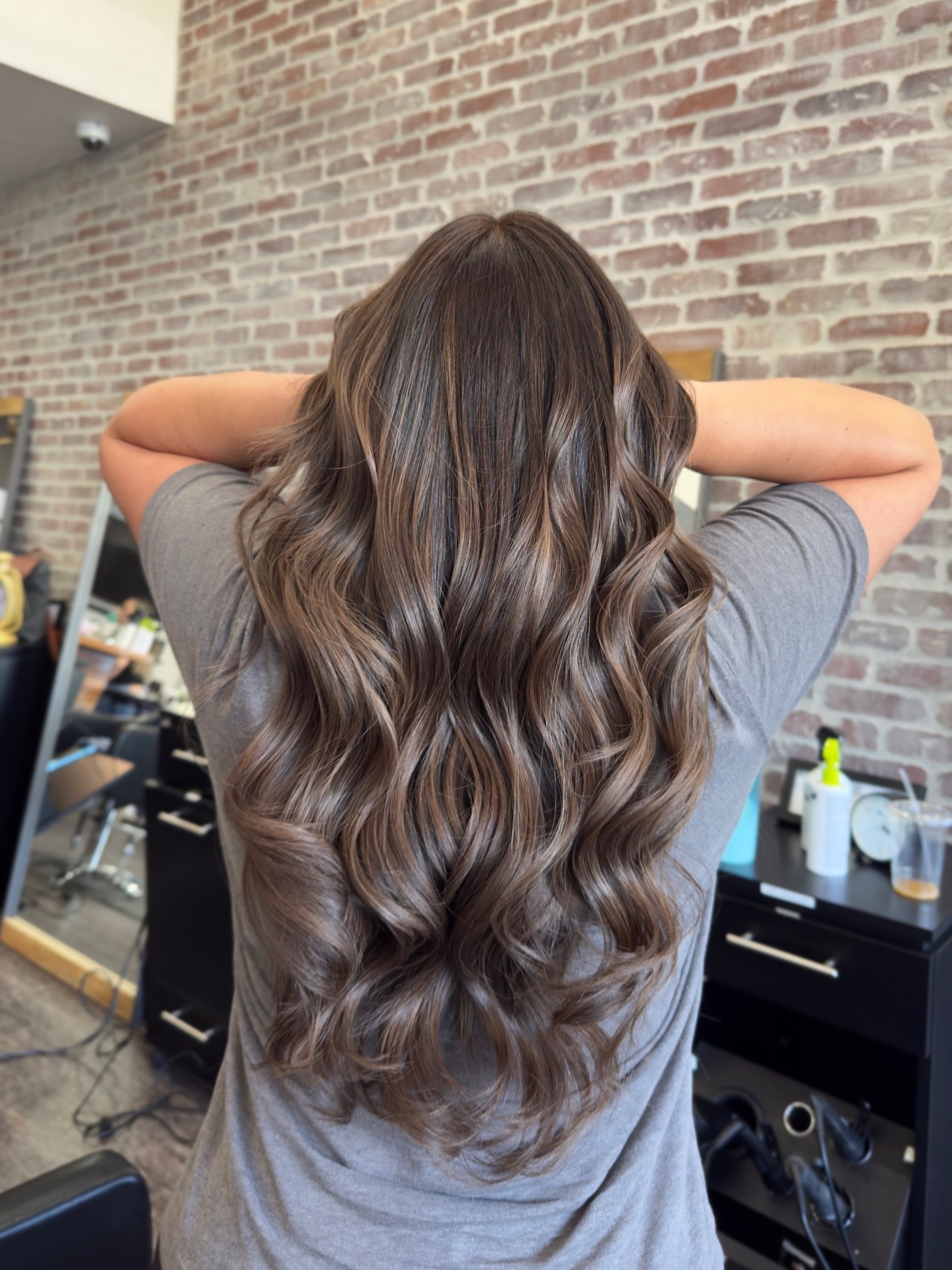 Coffee Glaze Brunette With Beige Highlights