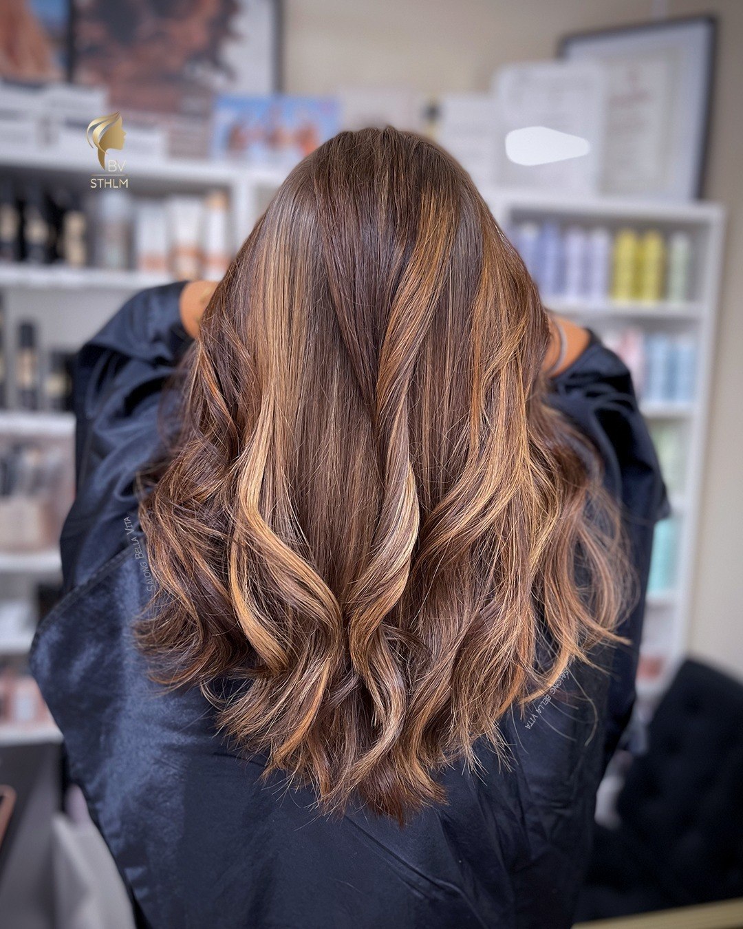 Warm Honey Balayage With Loose Beach Waves