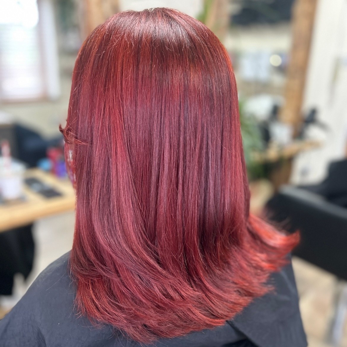 Vibrant Cherry Red With Subtle Layers