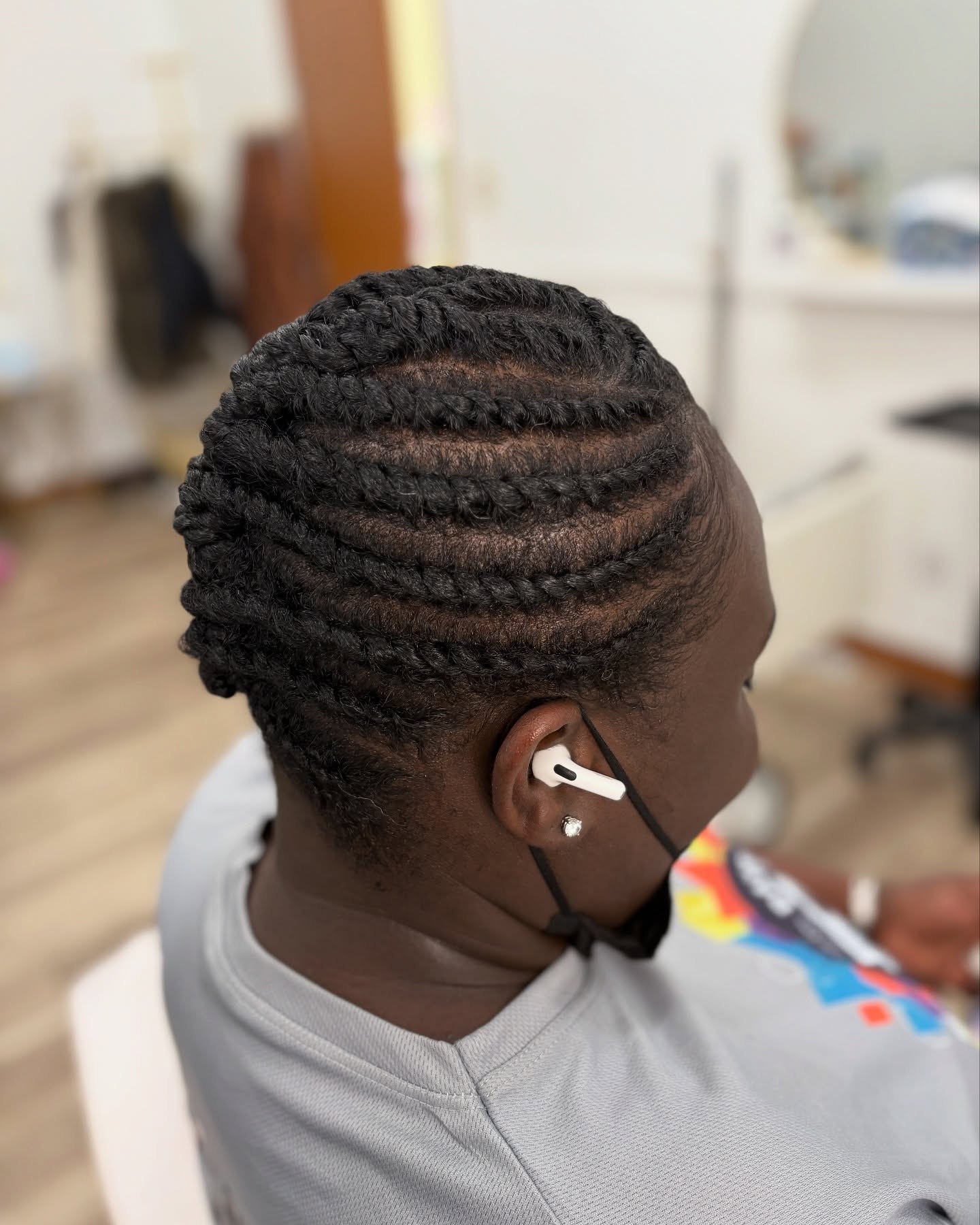 Neat Flat Twists Laid Edges For Natural Hair