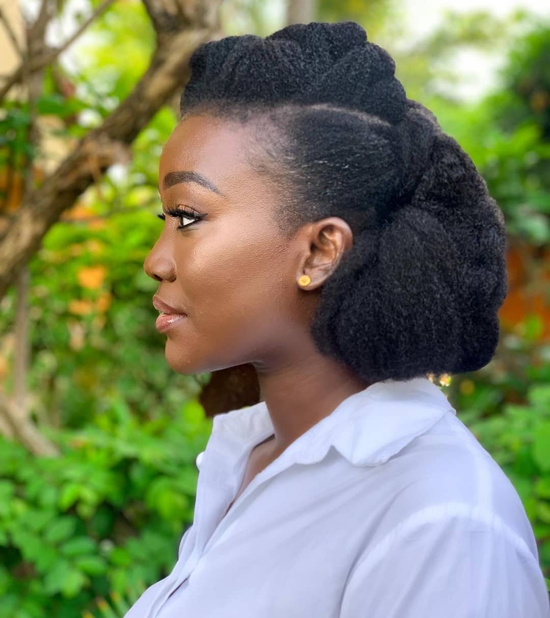 Elevated Mohawk With Textured Updo