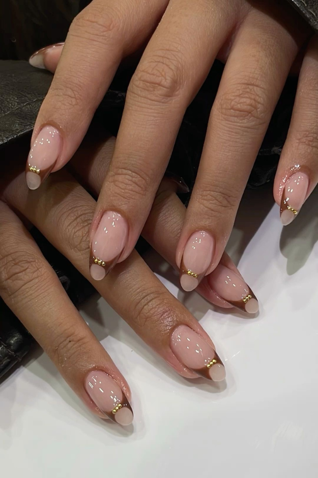 22 Fall French Nails So Pretty, You’ll Skip Solid Colors This Season 22 Fall French Nails So Pretty, You’ll Skip Solid Colors This Season