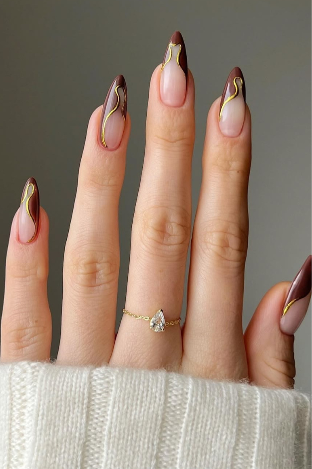 22 Fall French Nails So Pretty, You’ll Skip Solid Colors This Season 22 Fall French Nails So Pretty, You’ll Skip Solid Colors This Season