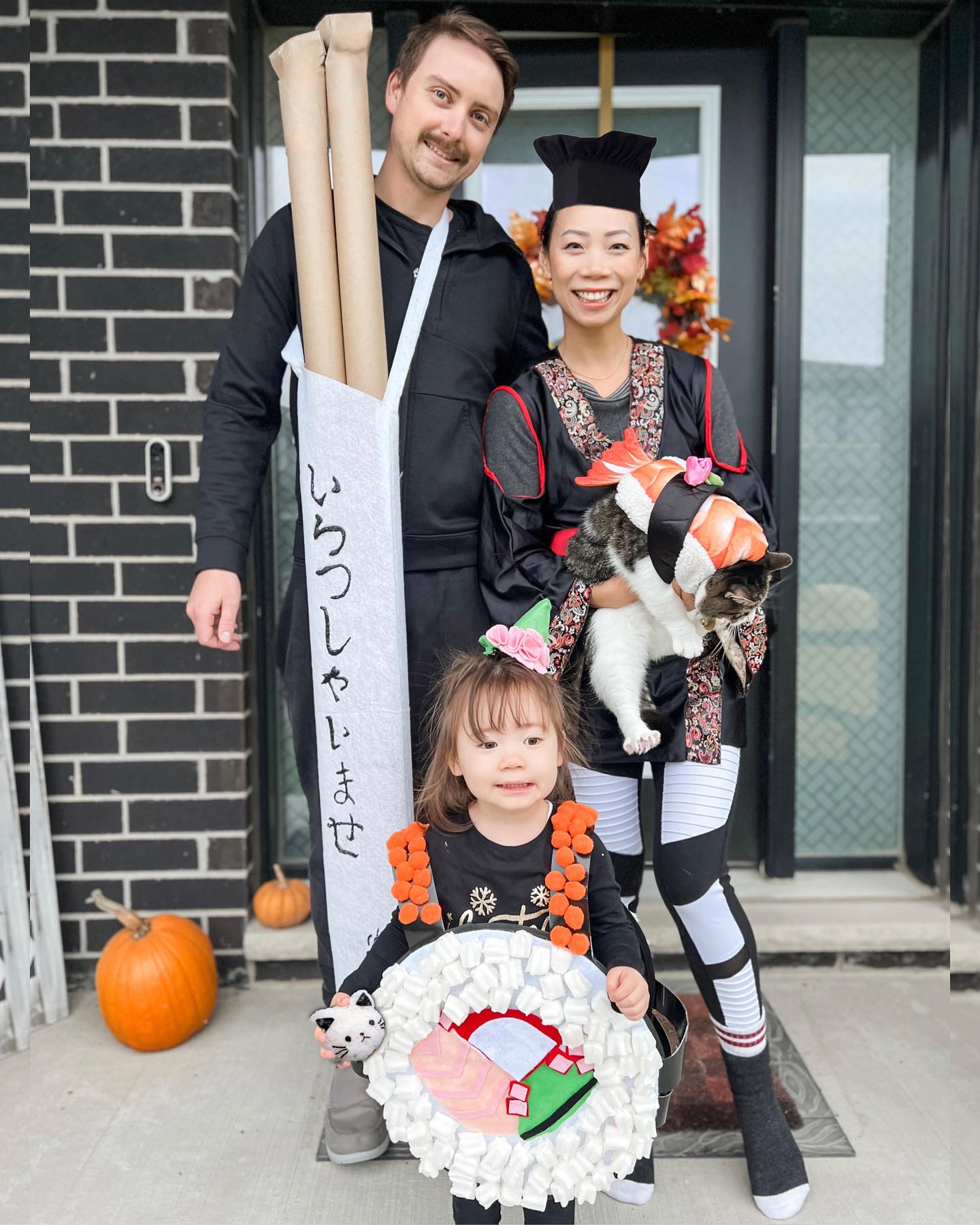 Family Sushi Costume Trio