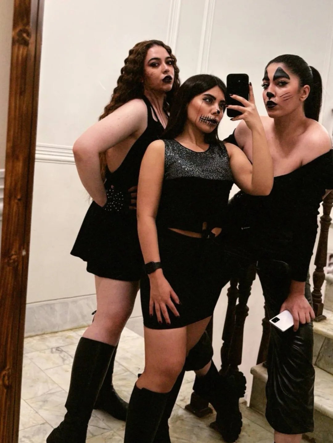 Gothic Trio Halloween Costumes